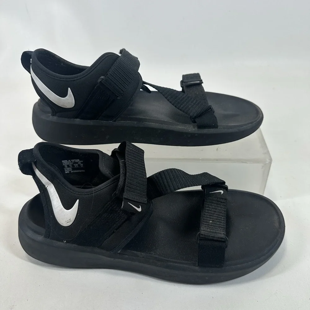 Nike Vista Sport‎ Sandals Men's Size 13 Straps Black White DJ6606-001 Shoes